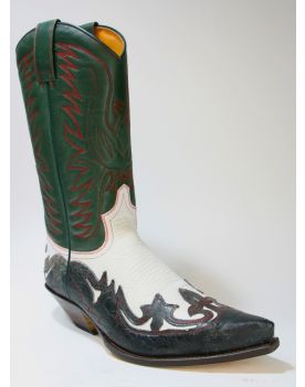 3241 Sendra Cowboystiefel Barbados Chap Blanco