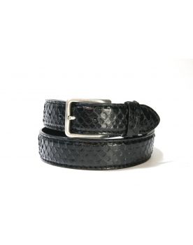 4003 Wechselgürtel Python Black Original Belts