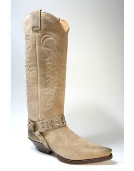 7167 Sendra Boots Hochschaft  Serr. Natural Usado