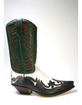 3241 Sendra Cowboystiefel Barbados Chap Blanco