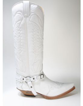 7555 Sendra Boots Hochschaftstiefel Cowboystiefel X Blanco