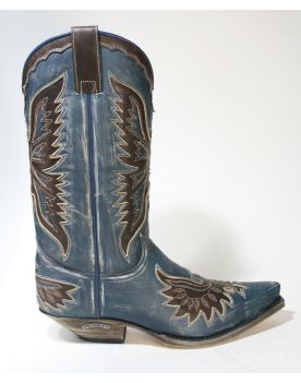 8994 Sendra Boots Cowboystiefel Raspado Azul